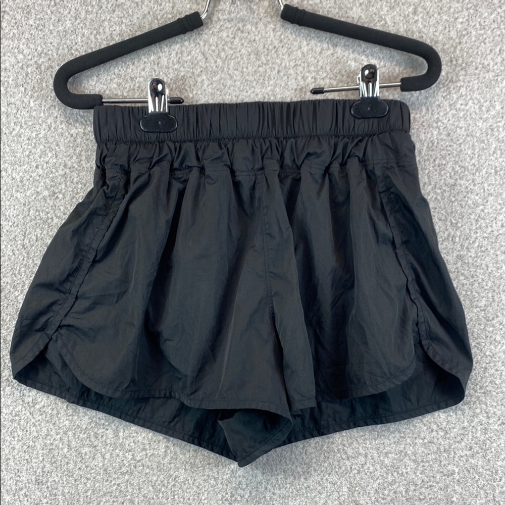Yogalicious running shorts lined size S black athletic activewear workout gym